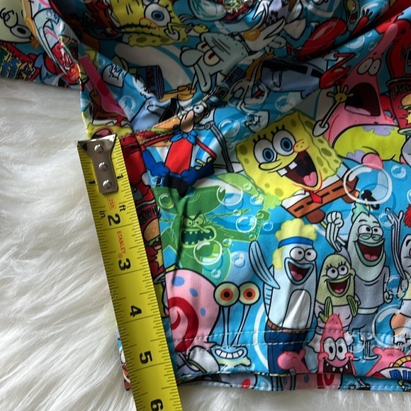 🆕 Opposuits Nickelodeon SpongeBob Frenzy Swim Short Men’s Size Small - Picture 14 of 14